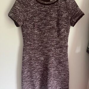 Elegant Loft Plum Knit Dress